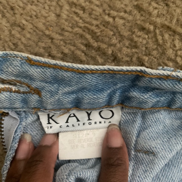 Denim  Vintage Maxi skirt size 9 - Picture 4 of 6